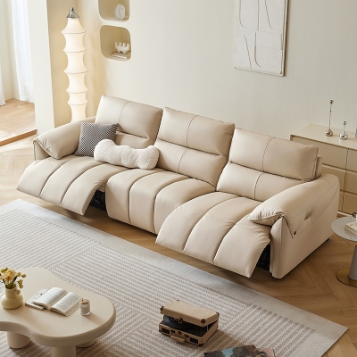 Upholstered Electric Leather Sofa